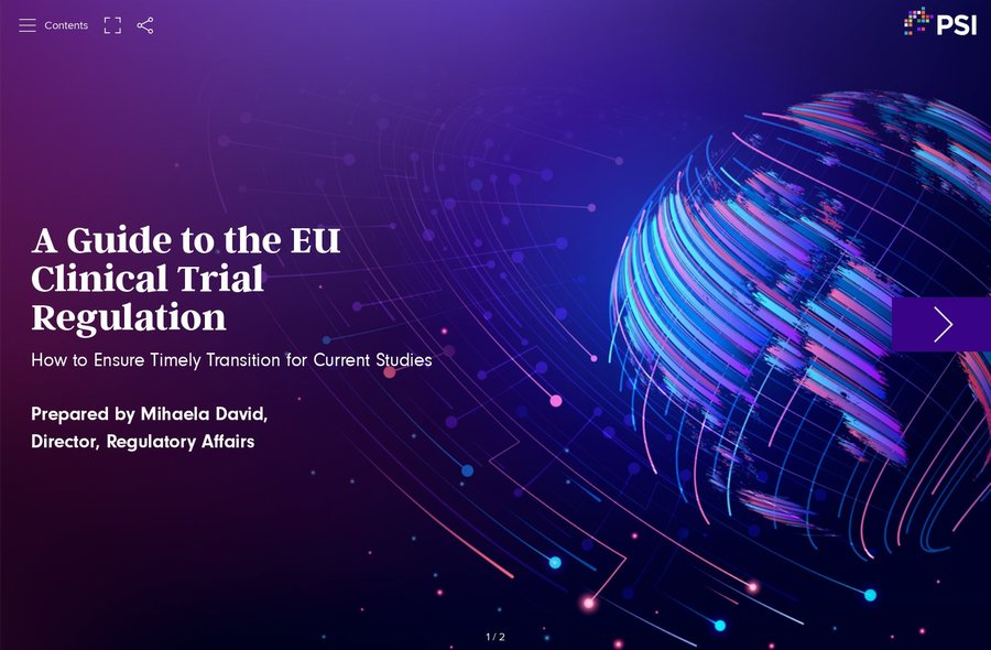 A Guide to the EU Clinical Trial Regulation How to Ensure Timely